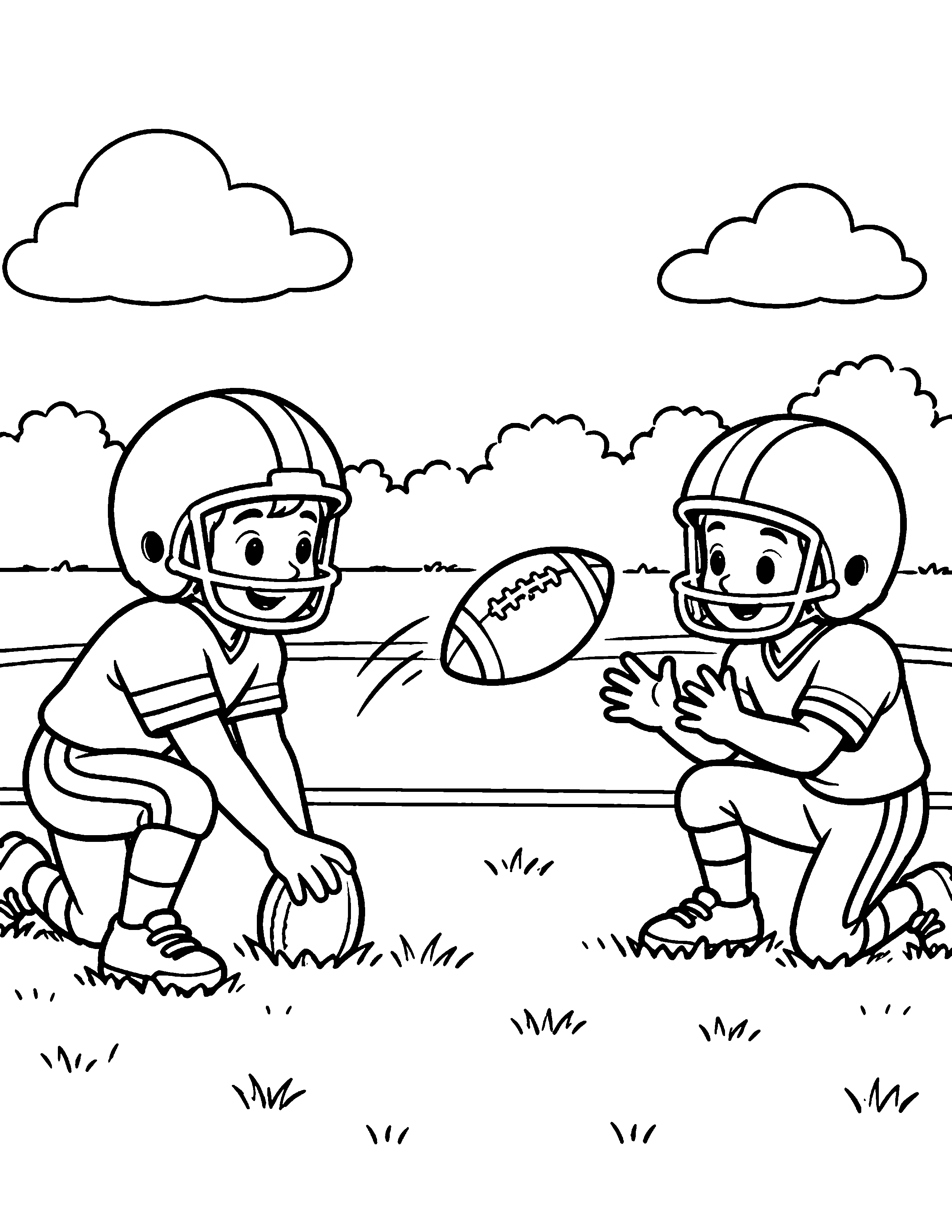 Practice Snap black-and-white coloring page