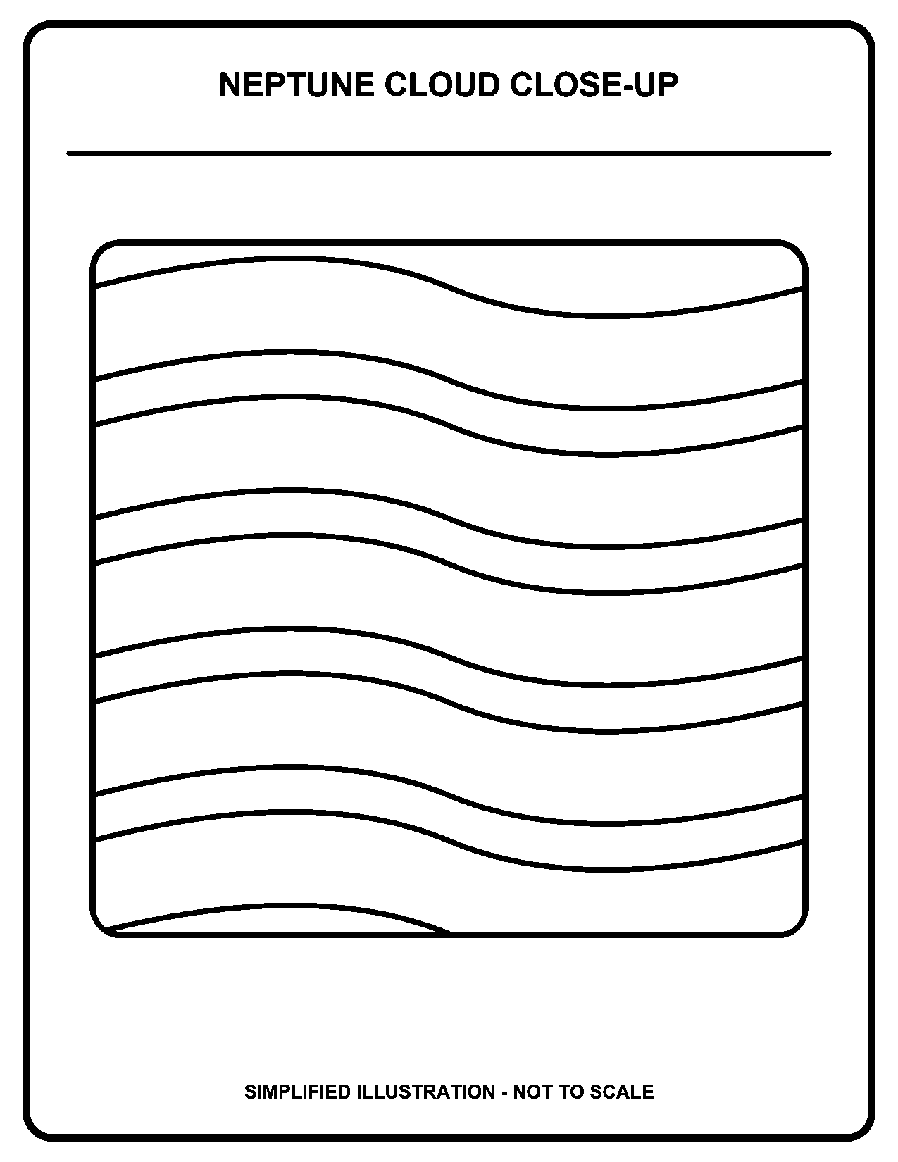 Neptune Cloud Close-Up black-and-white coloring page